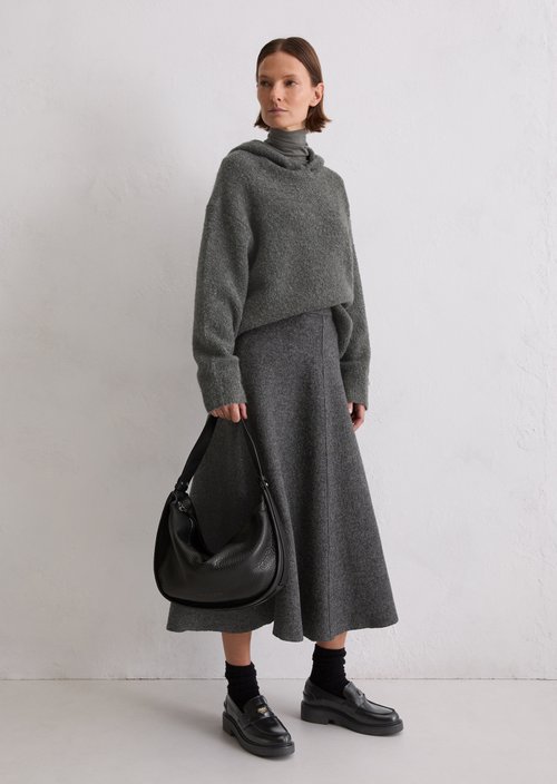 Hobo bag medium — Black