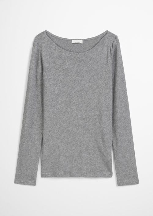 U-boat longsleeve regular — Light Grey Melange