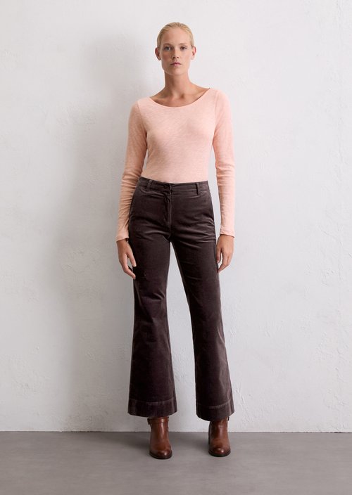 U-boat longsleeve regular — Pastel Rose