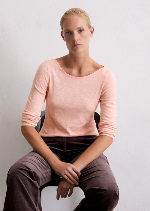 U-boat longsleeve regular — Pastel Rose