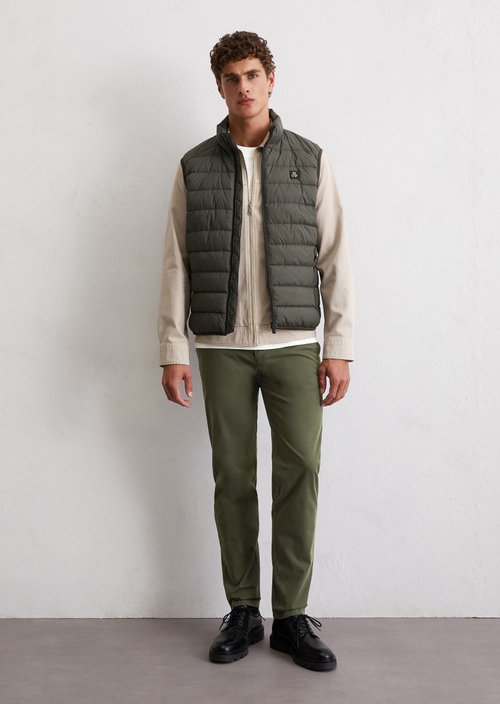Regular quilted vest — Copley Brown
