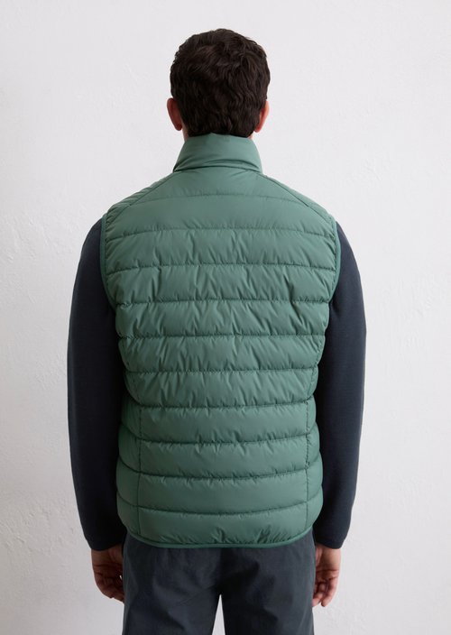 Regular quilted vest — Dark Forest