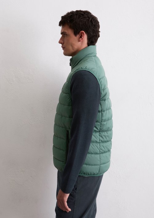 Regular quilted vest — Dark Forest