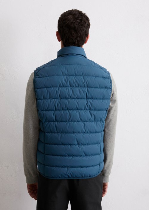 Regular quilted vest — Blue Daze