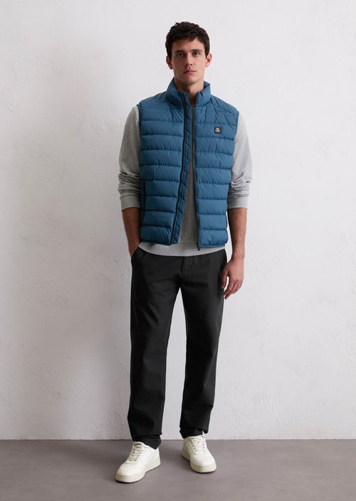 Regular quilted vest — Blue Daze