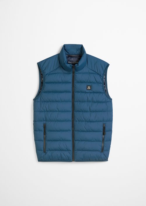 Regular quilted vest — Blue Daze