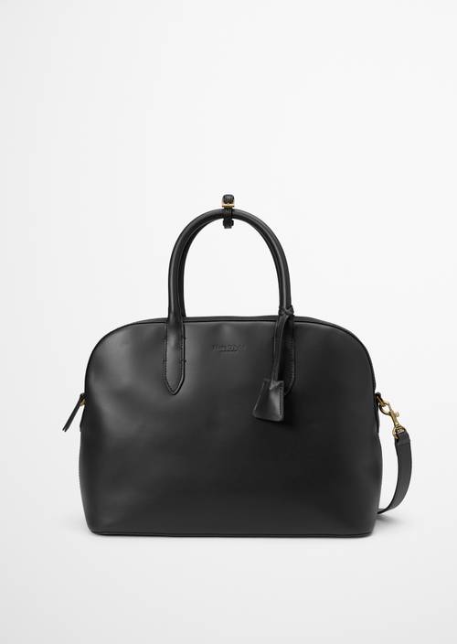 Shopper medium Black in Frontalansicht