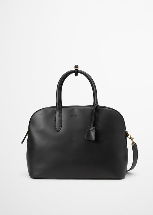 Marc O'Polo Shopper medium, Dames, zwart, , 100% Leer