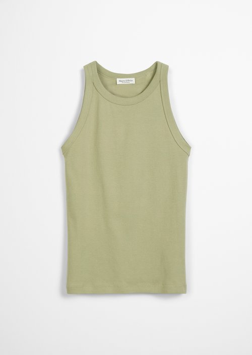 Sleeveless top, regular fit — Smooth Sage