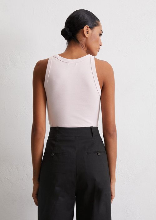 Sleeveless top, regular fit — Pale Lilac
