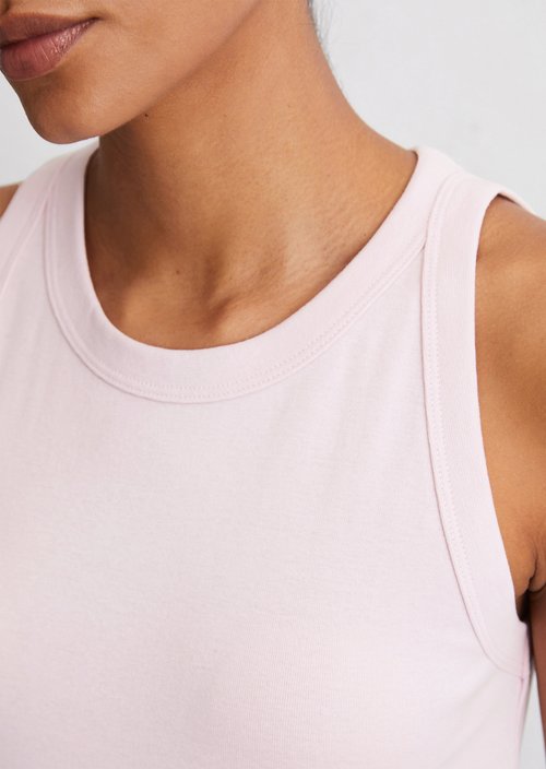 Sleeveless top, regular fit — Pale Lilac