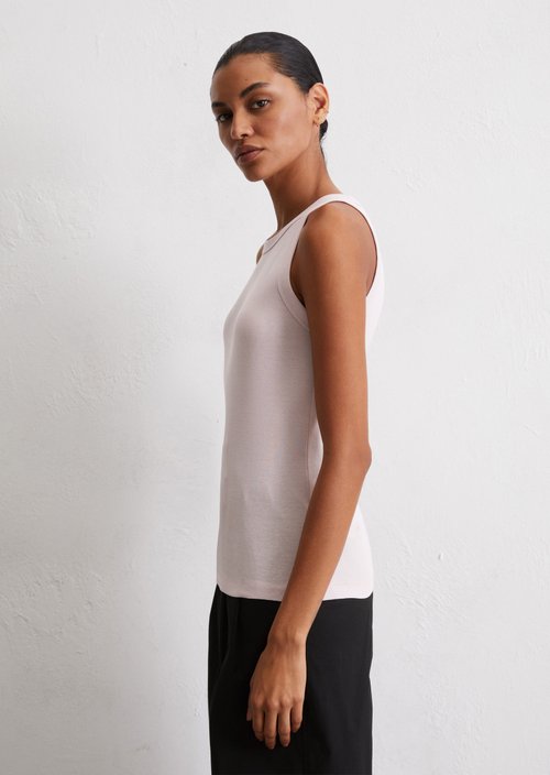 Sleeveless top, regular fit — Pale Lilac