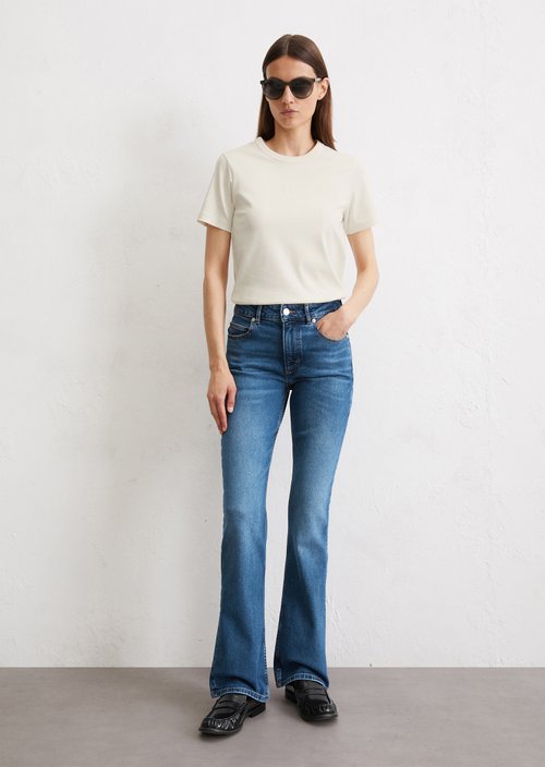 Jeans model Kiruna flared — Dark Blue