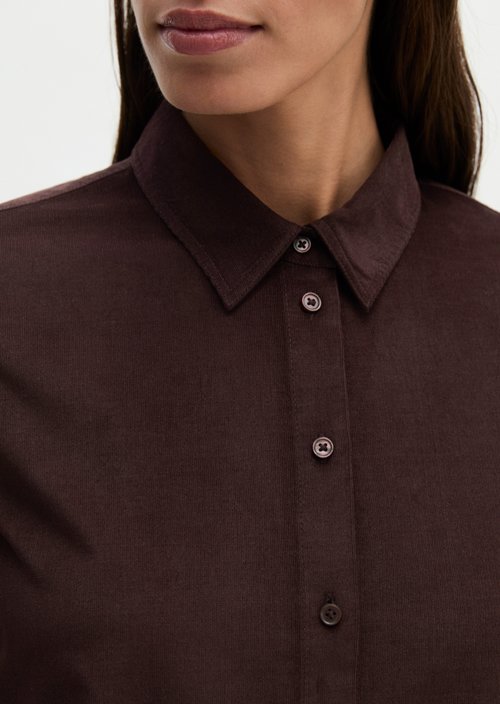 Regular blouse — Black Cherry