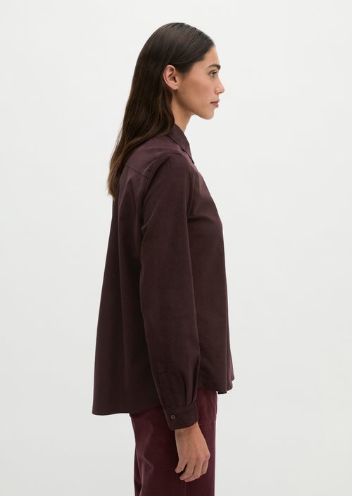 Regular blouse — Black Cherry