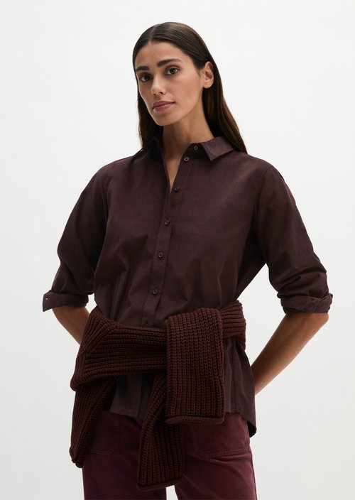 Regular blouse — Black Cherry