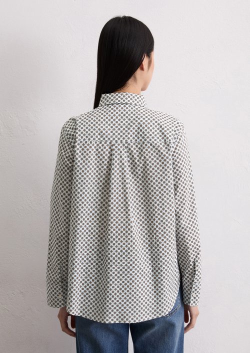A-shape blouse — Light Blue