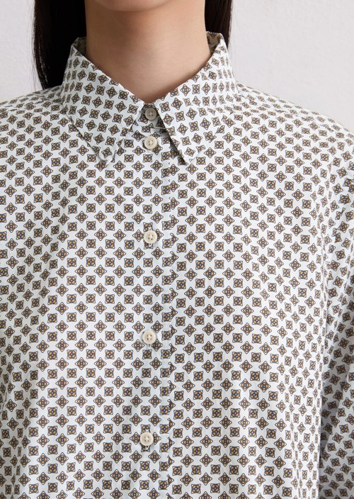 A-shape blouse — Light Blue