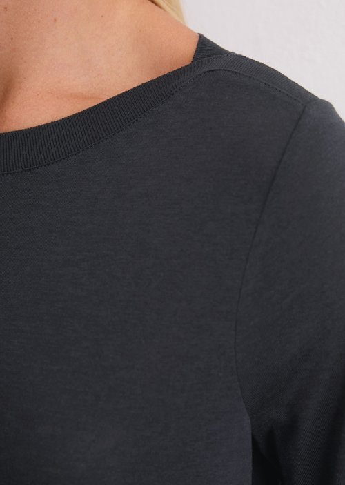 Luxury Longsleeve regular — Deep Night Blue