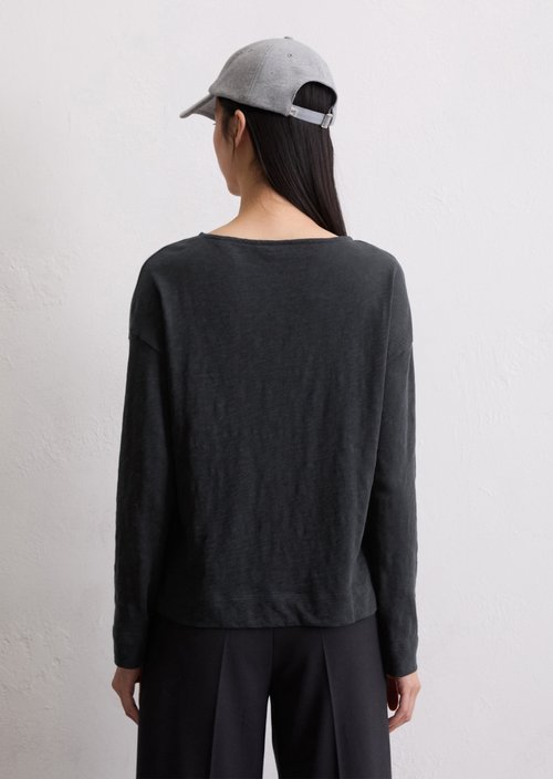 Longsleeve regular — Deep Night Blue
