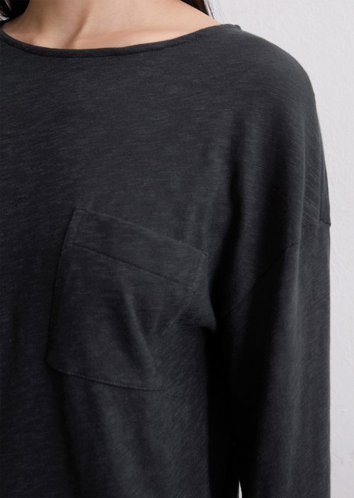 Longsleeve regular — Deep Night Blue