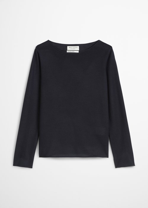 Knitted sweater slim — Deep Night Blue