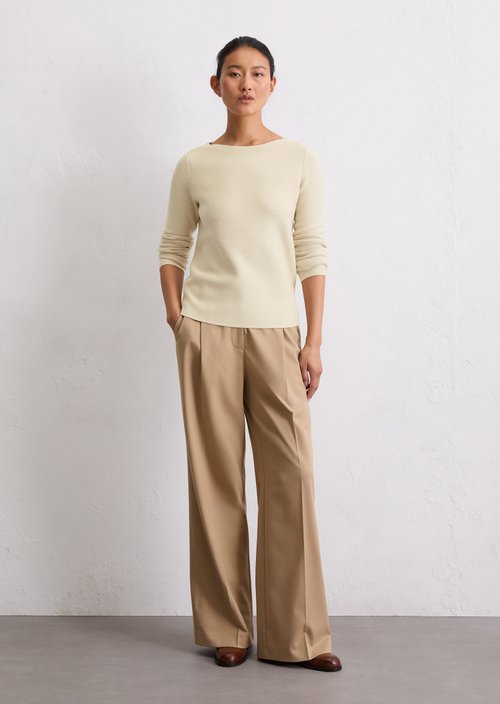 Sweater slim — Light Oat