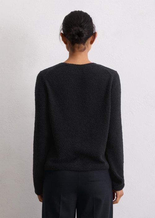 Knitted sweater regular — Deep Night Blue