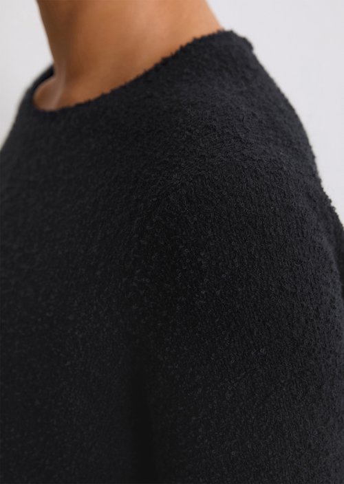 Knitted sweater regular — Deep Night Blue