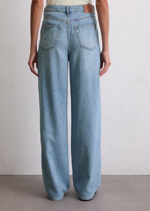 Jeans model Tolva wide long — Light Blue