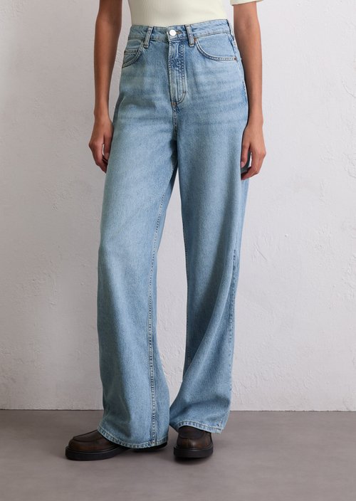 Jeans model Tolva wide long — Light Blue