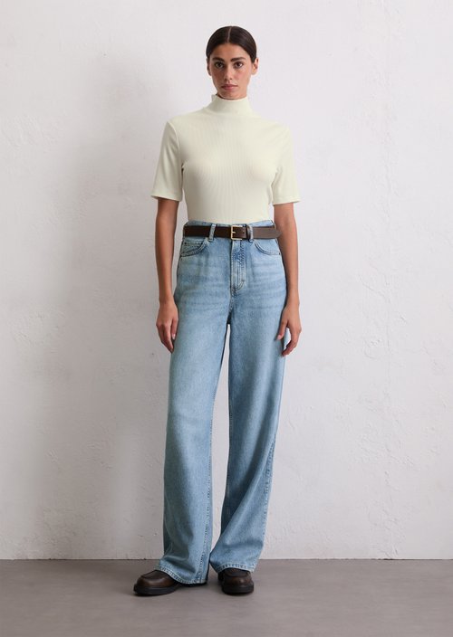 Jeans model Tolva wide long — Light Blue