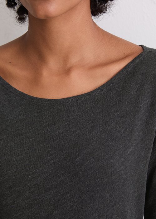 Longsleeve regular — Dark Grey Melange