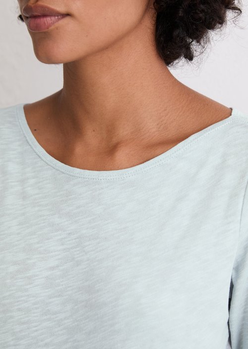 Longsleeve regular — Silvery Blue