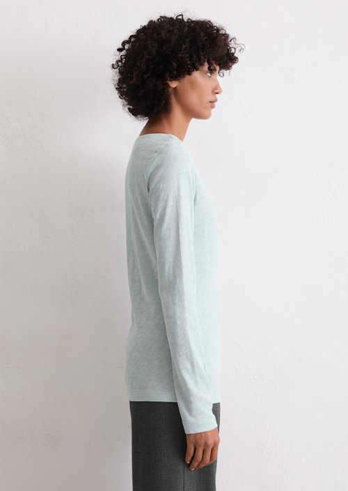 Longsleeve regular — Silvery Blue