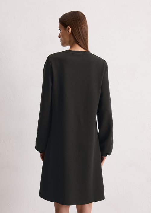 Jersey dress regular — Black