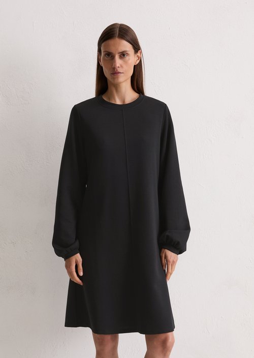 Jersey dress regular — Black