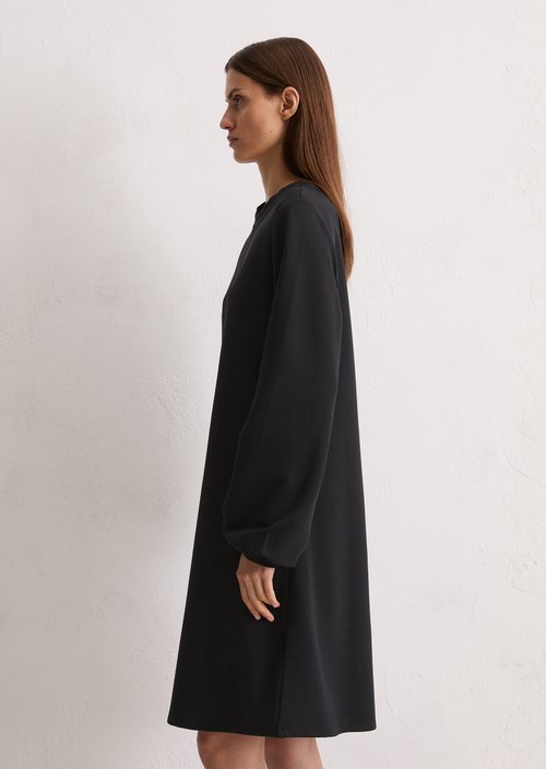 Jersey dress regular — Black