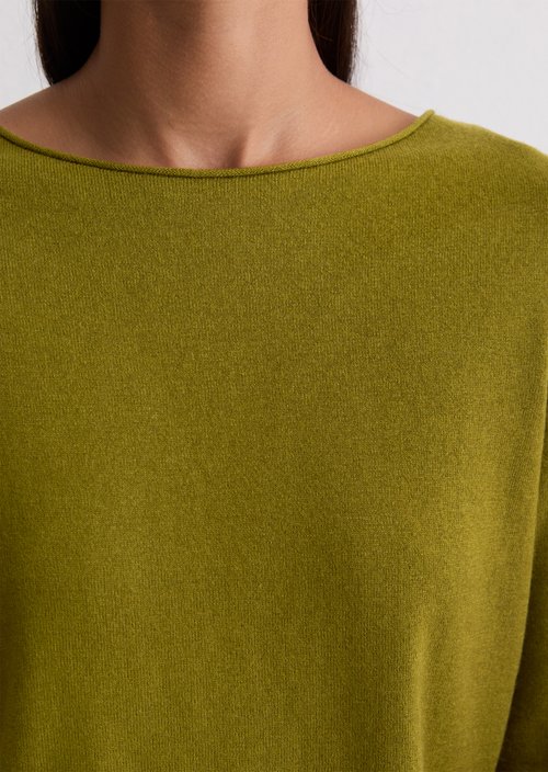 Regular fine knit sweater — Deep Pea