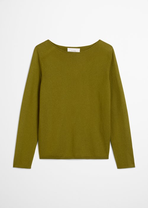 Regular fine knit sweater — Deep Pea