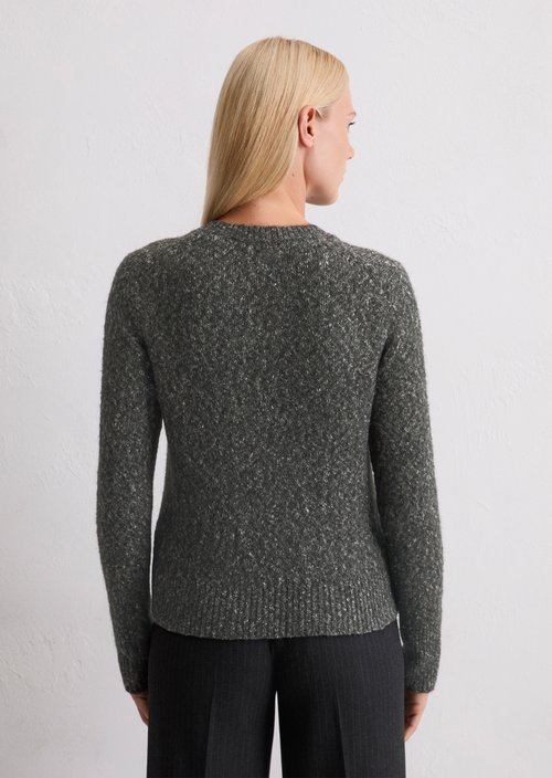 Cardigan slim — Dark Grey Melange
