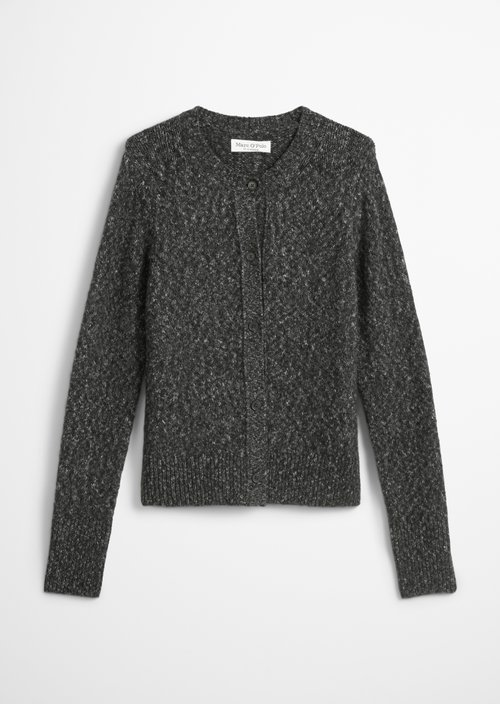 Cardigan slim — Dark Grey Melange