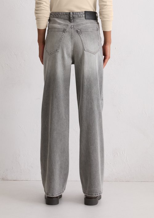 Jeans model Tolva wide long — Medium Grey
