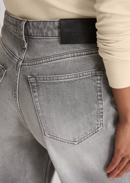 Jeans model Tolva wide long — Medium Grey