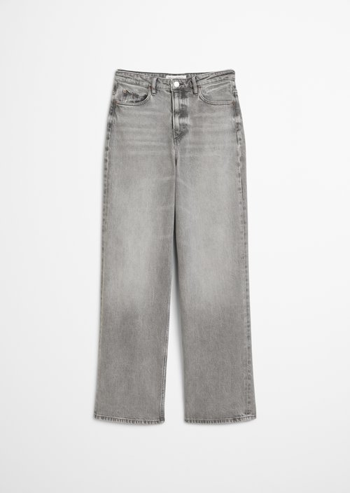 Jeans model Tolva wide long — Medium Grey