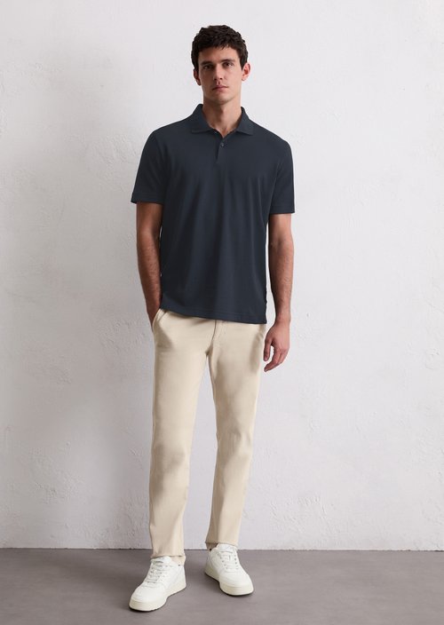 DfC polo shirt jersey regular — Dark Navy
