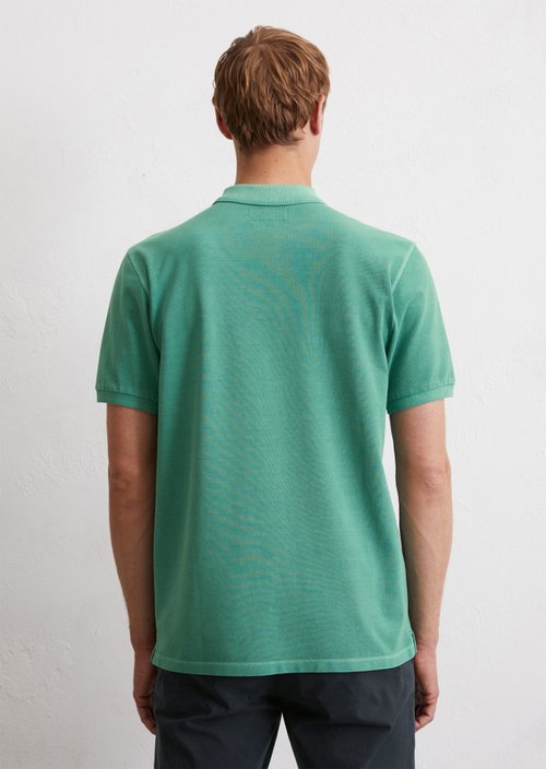 Piqué regular polo shirt — Eucalyptus Green