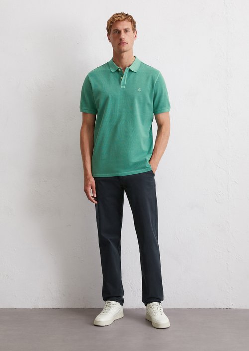 Piqué regular polo shirt — Eucalyptus Green