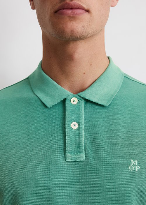 Piqué regular polo shirt — Eucalyptus Green