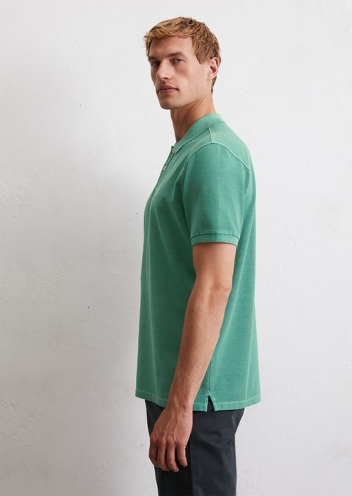 Piqué regular polo shirt — Eucalyptus Green